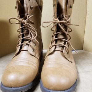 Tan boots
